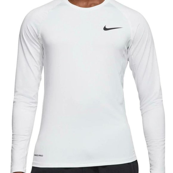 nike men's pro slim fit long sleeve shirt